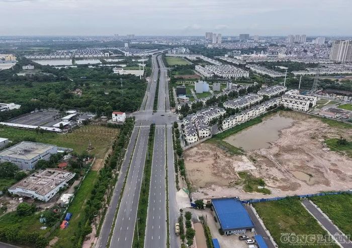 Đường Vành đai 3.5 qua địa bàn xã Hoài Đức.