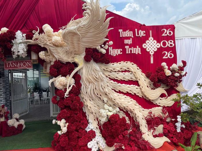 Không gian tiệc cưới đậm chất miền Tây của Hoài Lâm. Ảnh: Hữu Công. 
