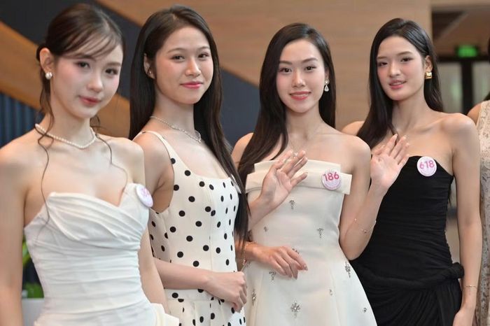 Thí sinh có gần một tháng tập luyện ở Hải Phòng, chuẩn bị cho đêm chung khảo Hoa hậu Việt Nam 2026.