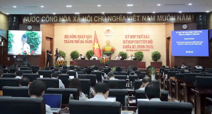 Quang cảnh kỳ họp thứ 6 HĐND TP Đà Nẵng khóa XI.
