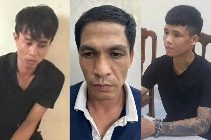 Các đối tượng từ trái qua: Thái Bá Thành, Nguyễn Thế Anh và Trần Văn Minh.