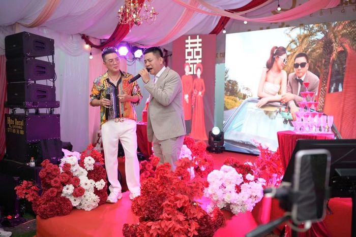  Hoài Lâm và Đàm Vĩnh Hưng song ca Chờ đông. Ảnh: Gia Minh Studio. 