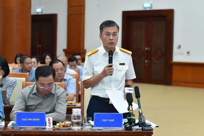  Ông Lê Long - Phó Cục trưởng Cục Thuế. Ảnh: Trần Nam. 