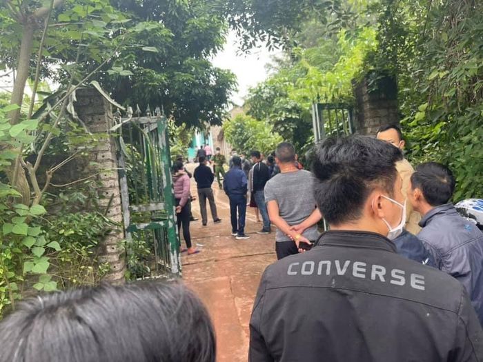 Hiện trường xảy ra vụ thảm án.