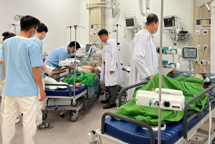 Một ca cấp cứu nhồi máu cơ tim. Ảnh: BS Nhật Tuệ. 