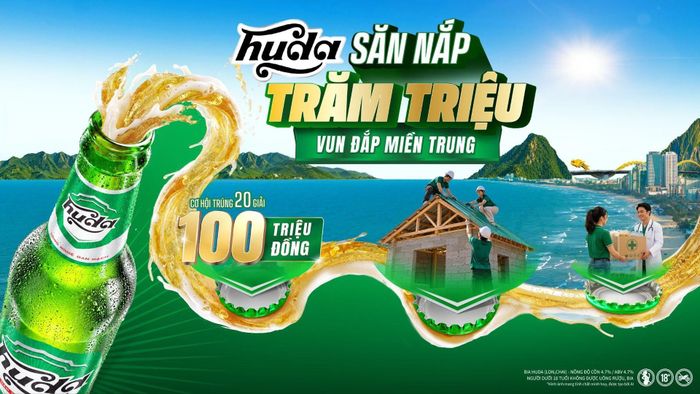 Huda ra mắt chương trình khuyến mãi: “Săn nắp trăm triệu, vun đắp miền Trung” với cơ chế chiến thắng kép độc đáo