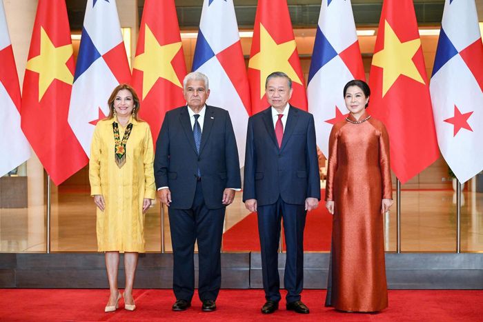 Tổng Bí thư, Chủ tịch nước Tô Lâm và phu nhân cùng Tổng thống Panama José Raúl Mulino Quintero và phu nhân