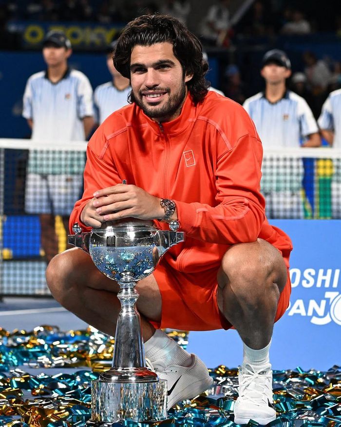 Alcaraz đoạt danh hiệu đầu tiên kể từ khi bình phục chấn thương cổ tay - Ảnh: US Open