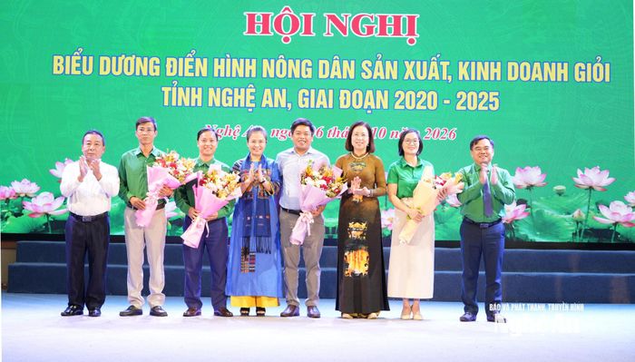 4 hội viên nông dân được Trung ương Hội Nông dân Việt Nam vinh danh năm 2026. Ảnh: T.P