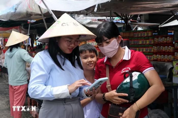 Bồi dưỡng phát triển kỹ năng nghề, hình thành đội ngũ “nông dân chuyên nghiệp,” “nông dân số.”. (Ảnh minh họa. Nguồn: TTXVN)