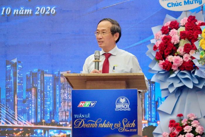 Ông Trần Hoàng, Phó Tổng Giám đốc Đài Phát thanh và Truyền hình TP Hồ Chí Minh, Trưởng Ban tổ chức phát biểu khai mạc.