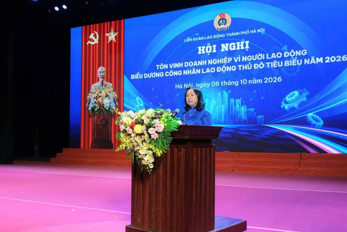 Bài Thái Thu Xương, Phó Chủ tịch Tổng Liên đoàn Lao động Việt Nam phát biểu tại sự kiện.