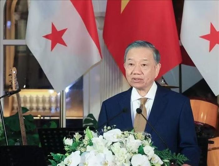 Tổng Bí thư, Chủ tịch nước Tô Lâm phát biểu. Ảnh: Tuấn Anh/TTXVN