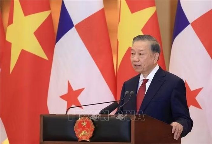 Tổng Bí thư, Chủ tịch nước Tô Lâm phát biểu. Ảnh: Tuấn Anh/TTXVN