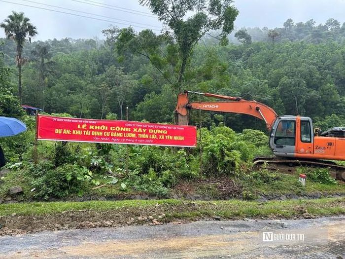 Khu tái định cư Băng Lươm, Piêng Mon vừa được triển khai tại Yên Nhân.