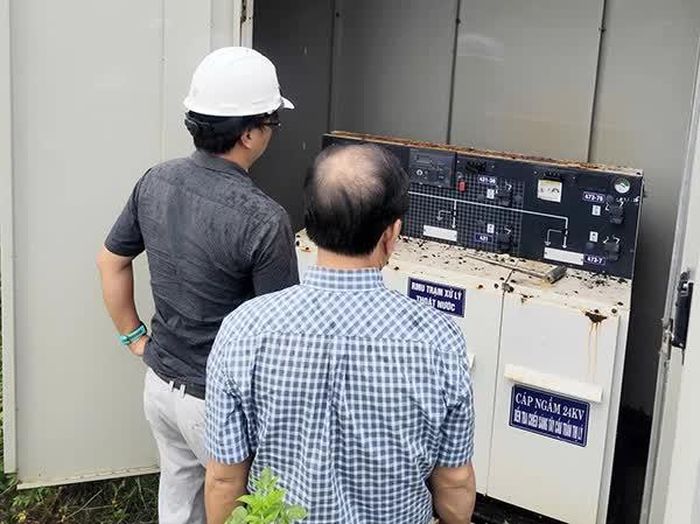 PC Đà Nẵng kiểm tra trạm bơm chống ngập Trương Chí Cương - Nguyễn Xuân Nhĩ.