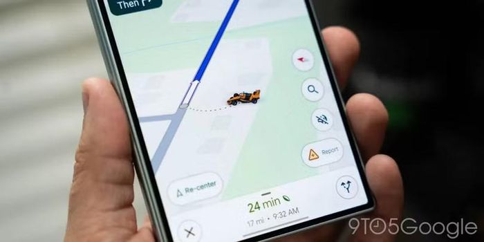 Google Maps bổ sung biểu tượng xe đua McLaren F1 để người dùng lựa chọn khi dẫn đường. Ảnh: 9to5Google.