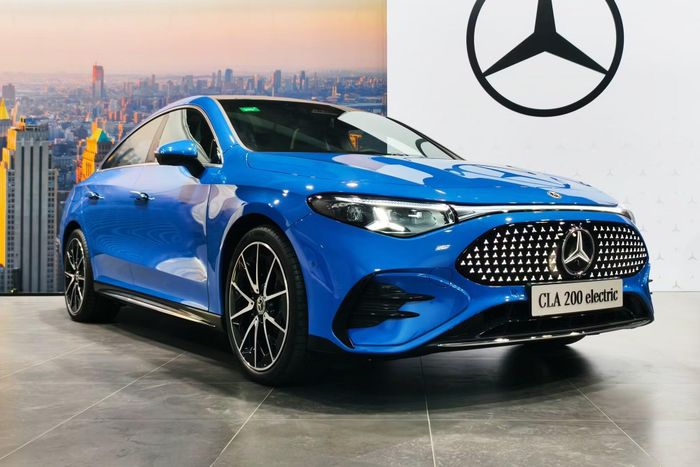 Mercedes-Benz CLA 200 electric dự kiến ra mắt Việt Nam vào cuối tháng 10, với giá khuyến nghị dưới 1,7 tỷ đồng. Ảnh: Vĩnh Nam.
