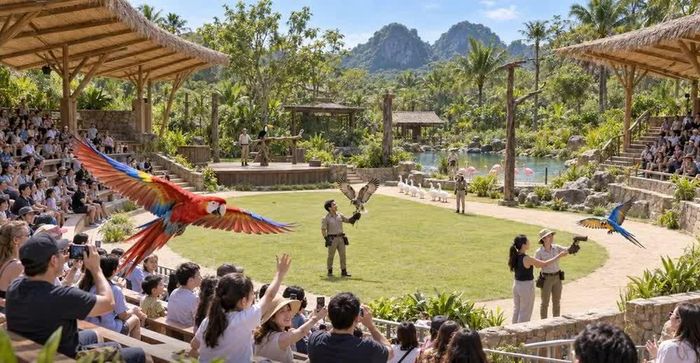  Những chương trình biểu diễn mang màu sắc văn hóa các châu lục tại Công viên Lễ hội Safari 