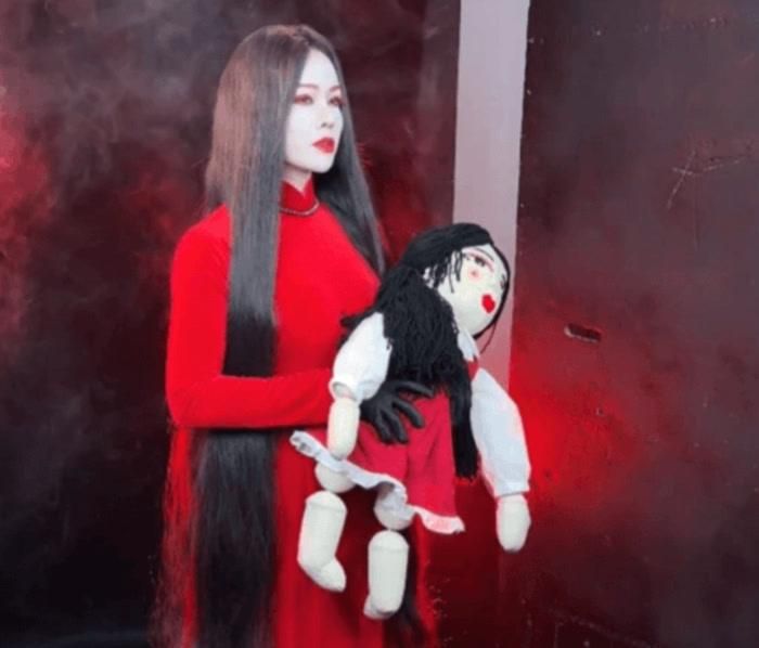 Tạo hình của Nhật Kim Anh trong Mẹ Mìn.