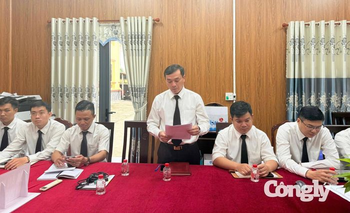 Thẩm phán Nguyễn Minh Hiếu trình bày tham luận