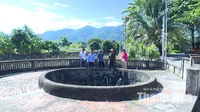 Giếng làng Tam Quy được người dân hết sức giữ gìn