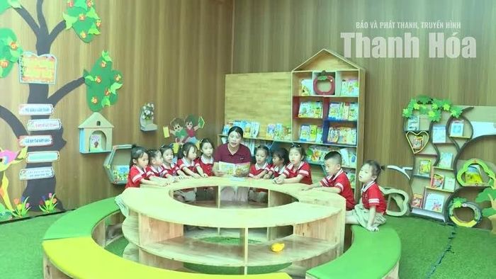 Nhiều không gian được hình thành từ chính sự sáng tạo của đội ngũ giáo viên.