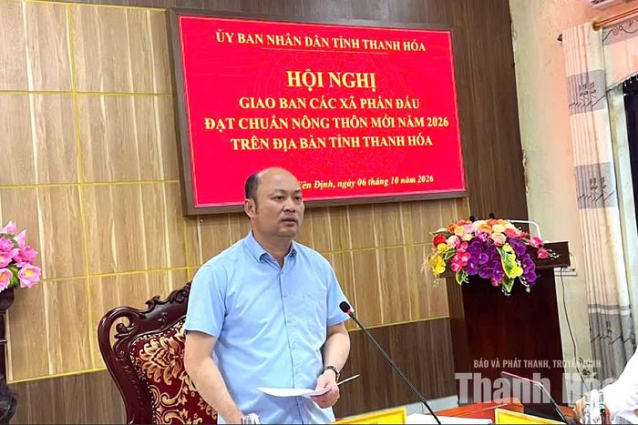 Phó Chủ tịch UBND tỉnh Cao Văn Cường phát biểu kết luận hội nghị.