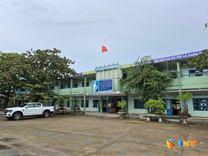 Một góc Trường THCS Quế Xuân (nay là Trường THCS Xuân Phú, phân hiệu Phú Trang) hiện tại. Ảnh: QUỐC TUẤN