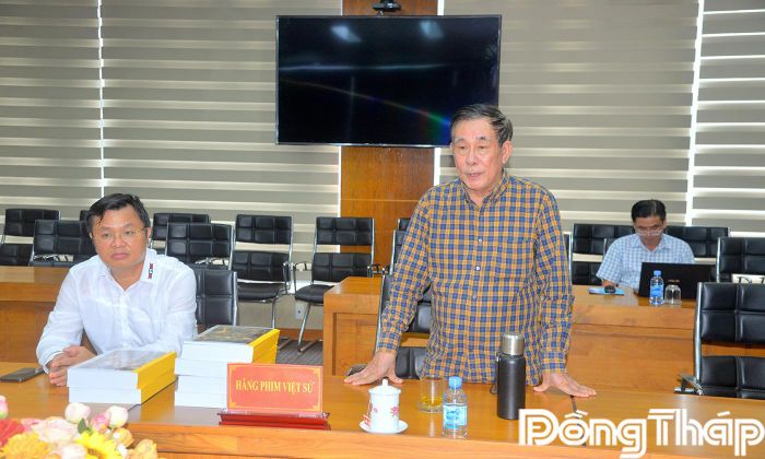Nhà văn - Đạo diễn Nguyễn Quang Vinh, Giám đốc Hãng phim Việt Sử, thông tin về Dự án phim truyền hình "Cha, Con & Tổ Quốc".