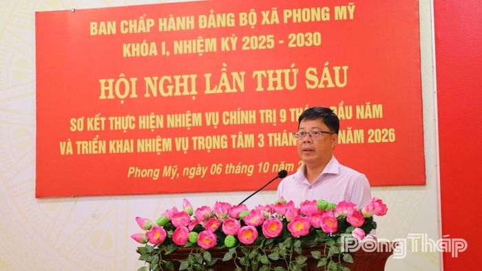 Đồng chí Trần Thanh Nguyên phát biểu chỉ đạo tại hội nghị.