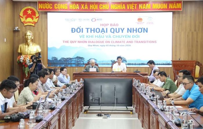 Quang cảnh họp báo. Ảnh: T.L