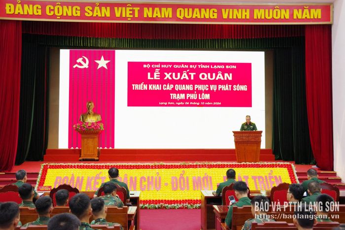 Các đại biểu dự Lễ xuất quân
