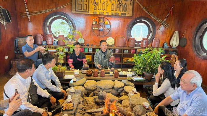 Trải nghiệm không gian văn hóa trà Suối Giàng.