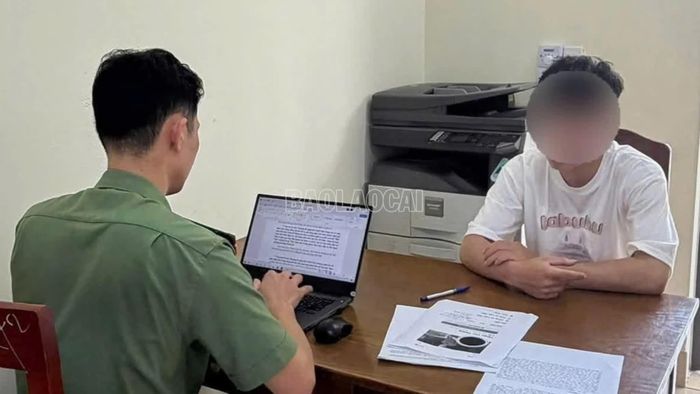 Công an triệu tập T.V.T. đến làm rõ hành vi vi phạm.