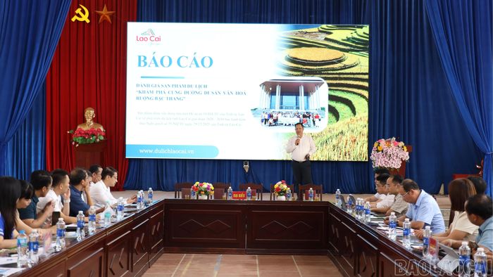 Trung tâm Xúc tiến Đầu tư, Thương mại và Du lịch trình bày báo cáo đánh giá sản phẩm du lịch.
