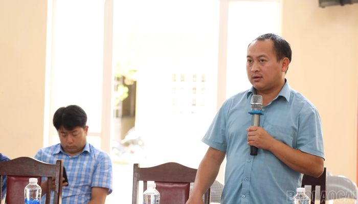 Lãnh đạo các địa phương trên cung đường di sản tham gia thảo luận.