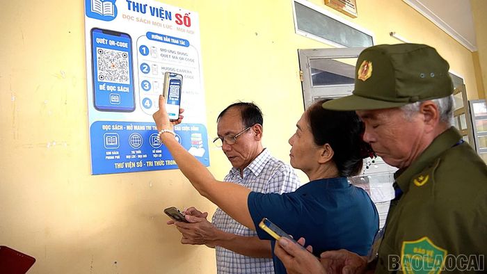 Người dân có thể tra cứu mọi thông tin trên ứng dụng Thôn số, Thư viện số.