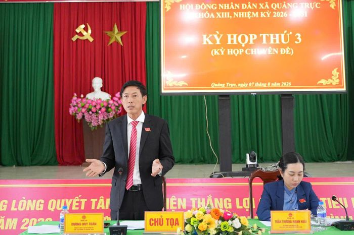 HĐND xã Quảng Trực đang xây dựng một cách làm mới trong công tác giám sát