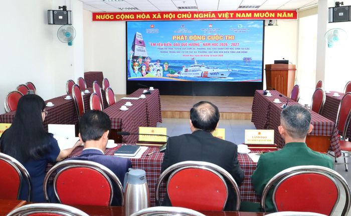 Quang cảnh lễ phát động tại điểm cầu tỉnh Lâm Đồng