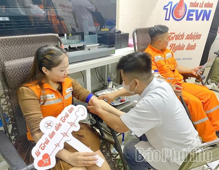 Chị Hiền tham gia các hoạt động hiến máu nhân đạo, từ thiện.