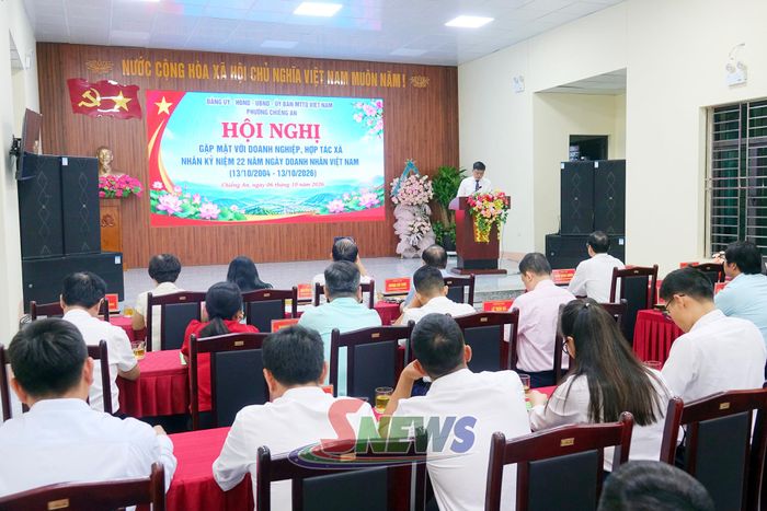 Phường Chiềng An gặp mặt doanh nghiệp, HTX, hộ sản xuất, kinh doanh tiêu biểu.