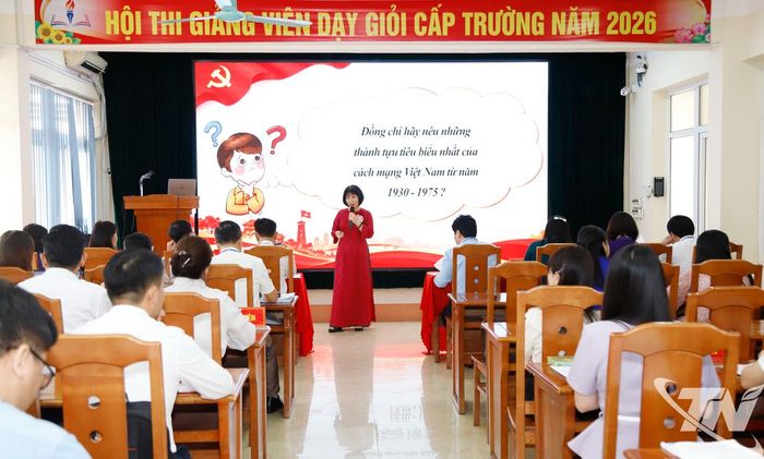 Nội dung thi Giảng bài trên lớp của thí sinh tại Hội thi.