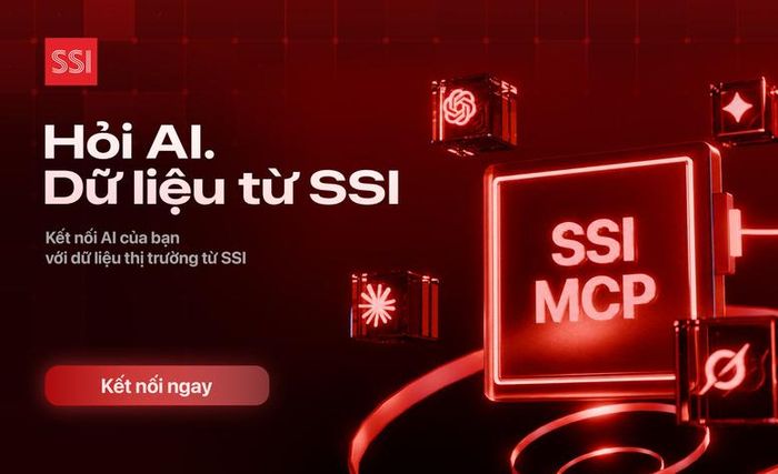 Nhà đầu tư có thể tra cứu dữ liệu thị trường SSI ngay trong cuộc trò chuyện với AI