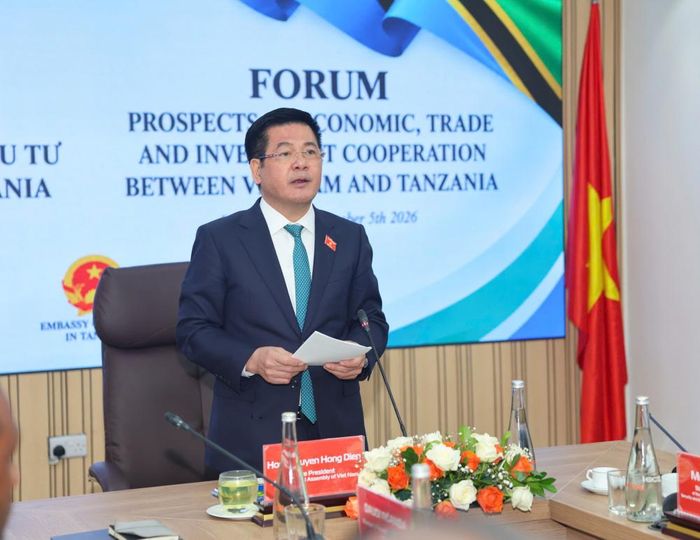 Theo Phó Chủ tịch Quốc hội Việt Nam Nguyễn Hồng Diên, Việt Nam và Tanzania đã xây dựng được nền tảng chính trị thuận lợi cho việc thúc đẩy hợp tác trên nhiều lĩnh vực sau hơn 6 thập kỷ thiết lập quan hệ (Ảnh: Vietrade)