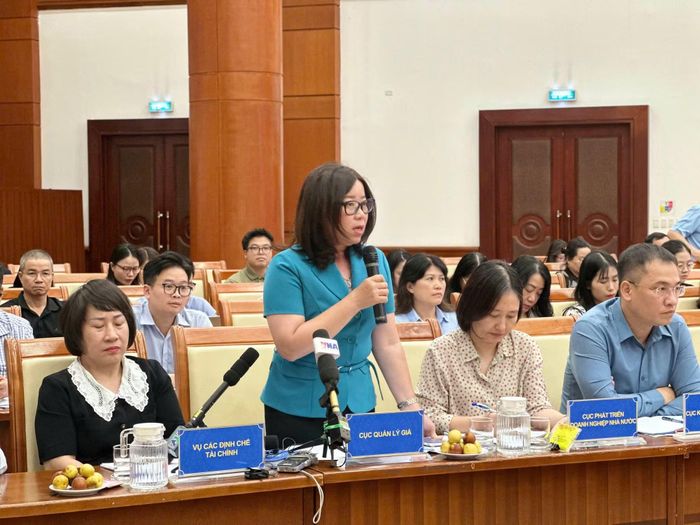 Bà Lê Thị Tuyết Nhung, Phó Cục trưởng Cục Quản lý giá (Bộ Tài chính).