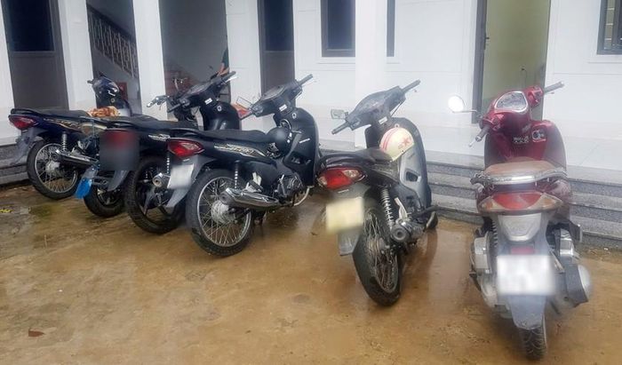 Tang vật thu giữ trong vụ án. Ảnh: Công an Nghệ An
