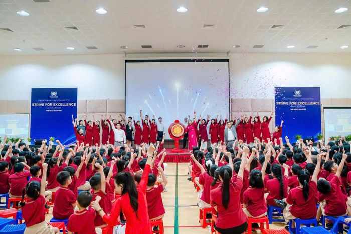 Vinschool Thăng Long mong muốn mỗi đứa trẻ đều cảm thấy hạnh phúc khi đến trường. (Vinschool Thăng Long)