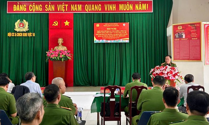 Hội nghị triển khai Kế hoạch tăng cường công tác PCCC&CNCH tại 5 phường: Gia Định, Bình Thạnh, Bình Lợi Trung, Thạnh Mỹ Tây và Bình Quới
