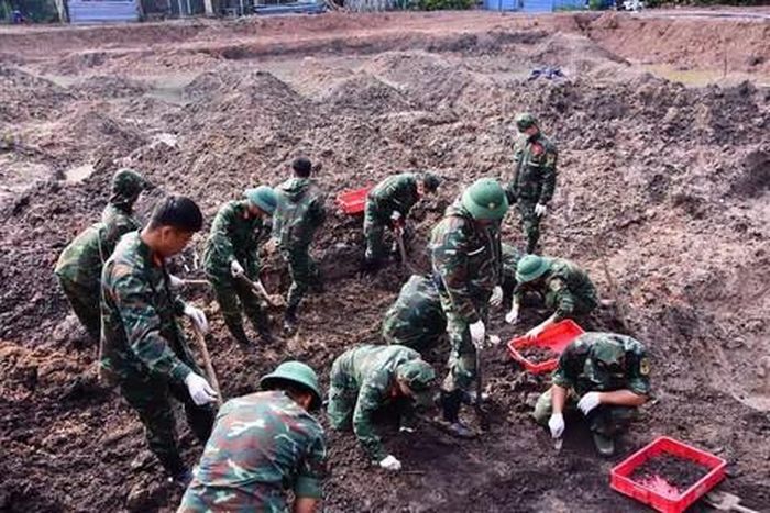 Công tác tìm kiếm hài cốt liệt sĩ được thực hiện tỉ mỉ, khẩn trương